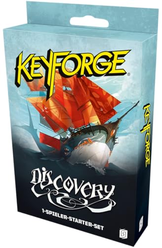 ELZNIR GAMES KeyForge: Discovery – Starterset (1 Spieler), Einstieg in das einzigartige Kartenspiel von Richard Garfield, inkl. Archon Deck, Marker & Schnellstartregeln, ab 10 Jahren von ELZNIR GAMES