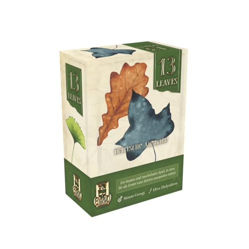 ELZNIR Games 13 Leaves – Taktisches Kartenablegespiel für 3–6 Spieler, mit cleverem Zahlenmechanismus & Set Collection, ab 8 Jahren, Familienspiel auf Deutsch ELZNIR Games 13 Leaves – Taktisches Kartenablegespiel für 3–6 Spieler, mit cleverem Zahlenmechanismus & Set Collection, ab 8 Jahren, Familienspiel auf Deutsch von ELZNIR GAMES
