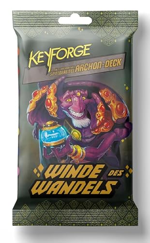 KeyForge: Winde des Wandels – Archon Deck, einzigartiges Kartenspiel von Richard Garfield, mit Token-Kreaturen & Fraktion Ekwidon, für 2 Spieler, ab 10 Jahren, ELZNIR GAMES & Ghost Galaxy KeyForge: Winde des Wandels – Archon Deck, einzigartiges Kartenspiel von Richard Garfield, mit Token-Kreaturen & Fraktion Ekwidon, für 2 Spieler, ab 10 Jahren, ELZNIR GAMES & Ghost Galaxy von ELZNIR GAMES