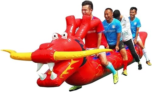 ELzEy Erwachsene Outdoor-Entwicklungs-Rasenspiel, aufblasbares Drachenboot, Schulclub-Teambildung, Rasenspiele, aufblasbares Spielzeug (Size : 8 Seats) von ELzEy