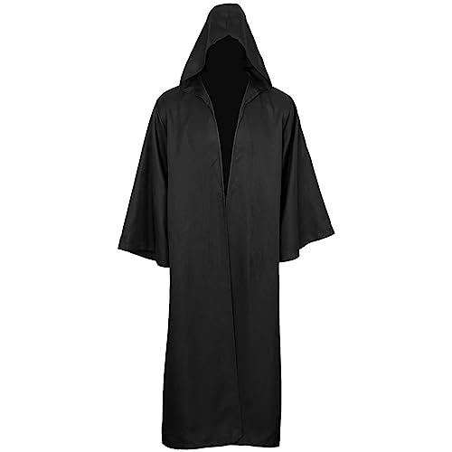 EMATOP Unisex Umhang mit Kapuze Mittelalter Vampir Kostüm Erwachsene Karneval Halloween Kostüm Cosplay Gothic Mantel Einfarbig Lang Kapuzenumhang Vintage Festliche Cape für Herren Damen EMATOP Unisex Umhang mit Kapuze Mittelalter Vampir Kostüm Erwachsene Karneval Halloween Kostüm Cosplay Gothic Mantel Einfarbig Lang Kapuzenumhang Vintage Festliche Cape für Herren Damen von EMATOP
