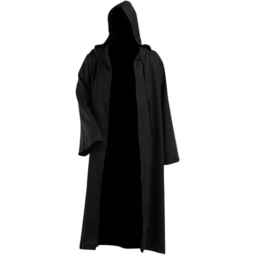 EMATOP Vampir Kostüm Herren Damen Umhang mit Kaputze Mittelalter Kleidung Erwachsene Fasching Karneval Halloween Mantel Vintage Lang Gothic Kapuzenumhang Festliche Cosplay Cape EMATOP Vampir Kostüm Herren Damen Umhang mit Kaputze Mittelalter Kleidung Erwachsene Fasching Karneval Halloween Mantel Vintage Lang Gothic Kapuzenumhang Festliche Cosplay Cape von EMATOP