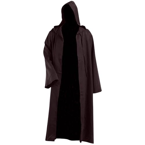 EMATOP Vampir Kostüm Herren Damen Umhang mit Kaputze Mittelalter Kleidung Erwachsene Fasching Karneval Halloween Mantel Vintage Lang Gothic Kapuzenumhang Festliche Cosplay Cape EMATOP Vampir Kostüm Herren Damen Umhang mit Kaputze Mittelalter Kleidung Erwachsene Fasching Karneval Halloween Mantel Vintage Lang Gothic Kapuzenumhang Festliche Cosplay Cape von EMATOP