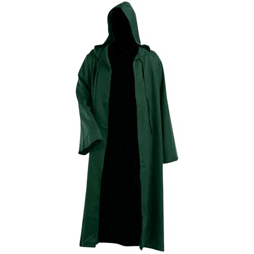 EMATOP Vampir Kostüm Herren Damen Umhang mit Kaputze Mittelalter Kleidung Erwachsene Fasching Karneval Halloween Mantel Vintage Lang Gothic Kapuzenumhang Festliche Cosplay Cape EMATOP Vampir Kostüm Herren Damen Umhang mit Kaputze Mittelalter Kleidung Erwachsene Fasching Karneval Halloween Mantel Vintage Lang Gothic Kapuzenumhang Festliche Cosplay Cape von EMATOP