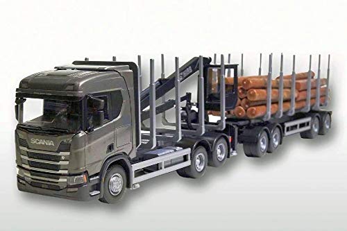 EMEK Scania CR500 6x4 Holzhängerzug 1:25 von EMEK