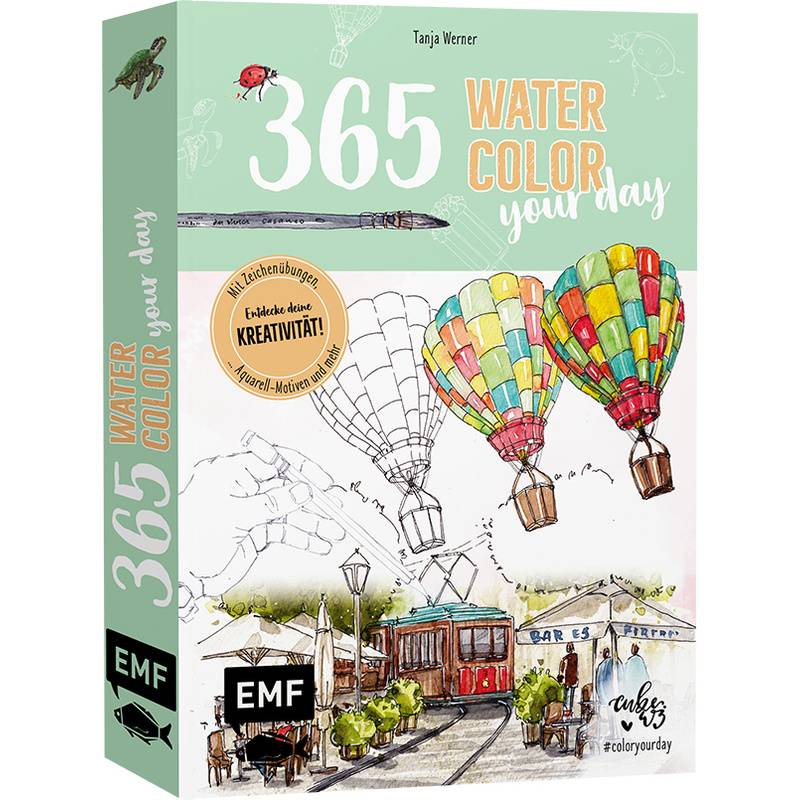 365 - Watercolor your day - Entdecke deine Kreativität! von EDITION,MICHAEL FISCHER