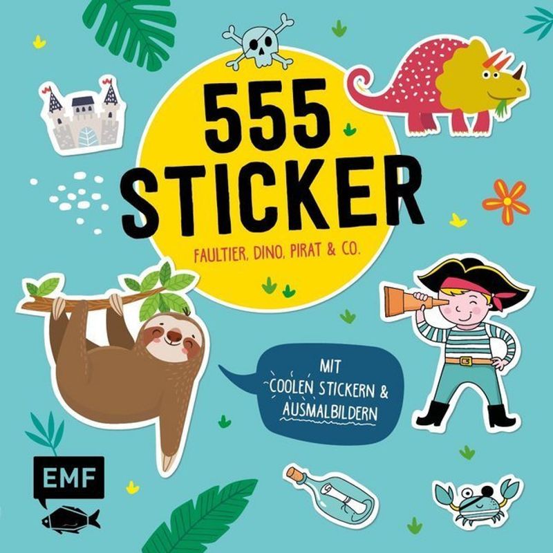555 Sticker - Faultier, Dino, Pirat und Co. von EDITION,MICHAEL FISCHER