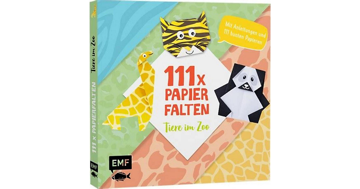 Buch - 111x Papierfalten - Tiere im Zoo Buch - 111x Papierfalten - Tiere im Zoo von EMF Edition Michael Fischer