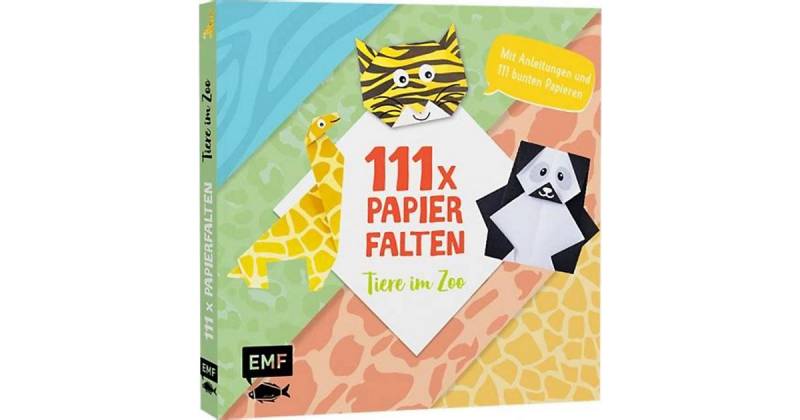 Buch - 111x Papierfalten - Tiere im Zoo von EMF Edition Michael Fischer