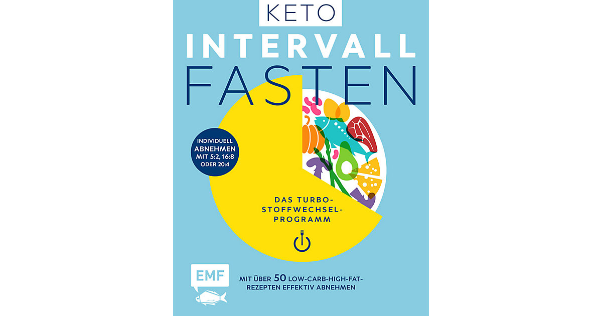 Buch - Keto-Intervallfasten - Das Turbo-Stoffwechselprogramm - Mit über 50 Low-Carb-High-Fat-Rezepten effektiv abnehmen Buch - Keto-Intervallfasten - Das Turbo-Stoffwechselprogramm - Mit über 50 Low-Carb-High-Fat-Rezepten effektiv abnehmen von EMF Edition Michael Fischer