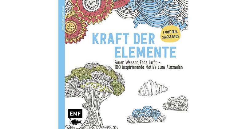 Buch - Kraft der Elemente, Ausmalbuch Erwachsene  Kinder von EMF Edition Michael Fischer