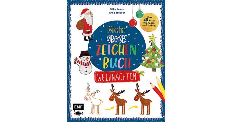 Buch - Mein großes Zeichenbuch - Weihnachten von EMF Edition Michael Fischer