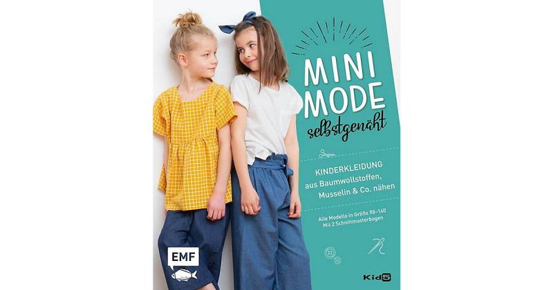Buch - Minimode selbstgenäht - Kinderkleidung aus Baumwollstoffen, Musselin und Co. nähen von EMF Edition Michael Fischer