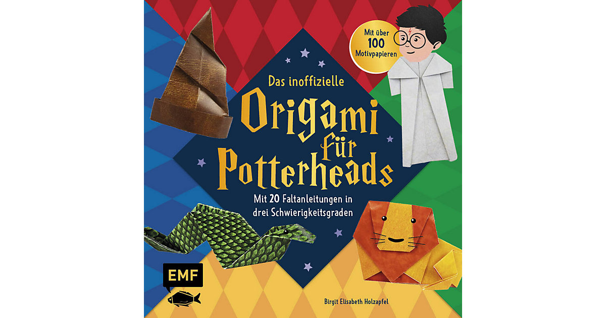 Buch - Origami Potterheads  Kinder von EMF Edition Michael Fischer
