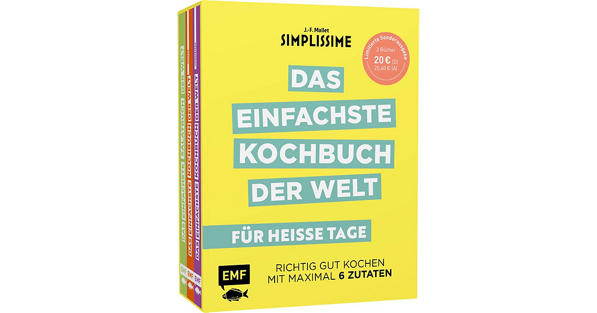 Buch - Simplissime - Das einfachste Kochbuch der Welt: Für heiße Tage - Salate, Suppen, Vorspeisen Buch - Simplissime - Das einfachste Kochbuch der Welt: Für heiße Tage - Salate, Suppen, Vorspeisen von EMF Edition Michael Fischer