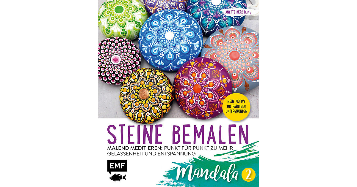 Buch - Steine bemalen - Mandala - Band 2 von EMF Edition Michael Fischer