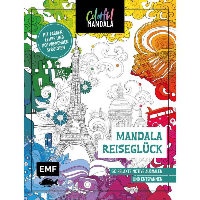 Colorful Mandala - Mandala - Reiseglück von EDITION,MICHAEL FISCHER