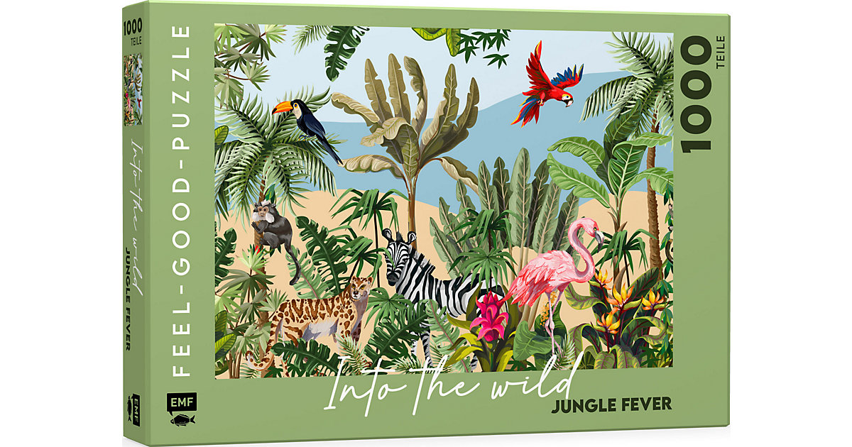 Feel-good-Puzzle 1000 Teile - INTO THE WILD: Jungle fever von EMF Edition Michael Fischer