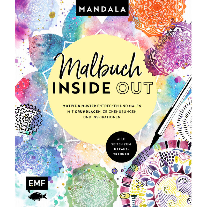 Malbuch Inside Out: Watercolor Mandala von EDITION,MICHAEL FISCHER