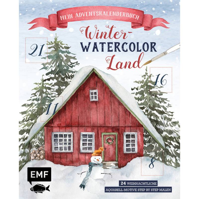 Mein Adventskalender-Buch: Winter-Watercolor-Land von EDITION,MICHAEL FISCHER
