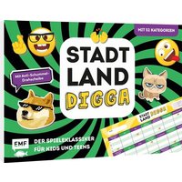 Stadt, Land, Digga - Der Spieleklassiker für Kids und Teens von EMF Edition Michael Fischer