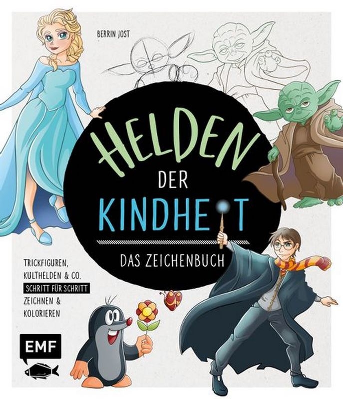 EMF Kreativbuch Helden aus der Kindheit - Das Zeichenbuch von EMF