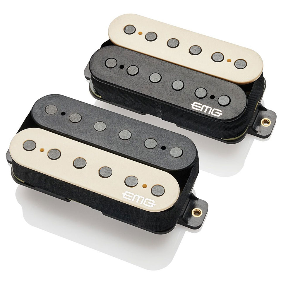 EMG Jim Root &#39;Daemonum&#39; Open Coil Humbucker Set Zebra Pickup E-Gitarre von EMG