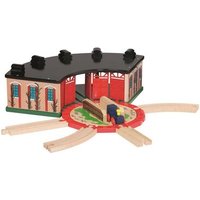 idee+spiel 440-44005 EMILO Lokschuppen mit Drehscheibe idee+spiel 440-44005 EMILO Lokschuppen mit Drehscheibe von EMILO