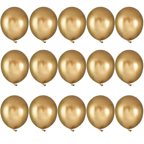 Luftballons Gold, 15 Stück Gold Chrom Luftballons Helium Luftballons für Geburtstag Hochzeit Babyparty Dekoration Luftballons Gold, 15 Stück Gold Chrom Luftballons Helium Luftballons für Geburtstag Hochzeit Babyparty Dekoration von EMITUOFO