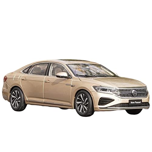 EMRGAZQD Motorfahrzeuge Replika Auto 1/18 for Volkswagen Passat Miniatur-Metallautomodell Spielzeug Die-Cast-Fahrzeuge Erwachsenensammlung Originalgetreue Nachbildung(Gold) von EMRGAZQD