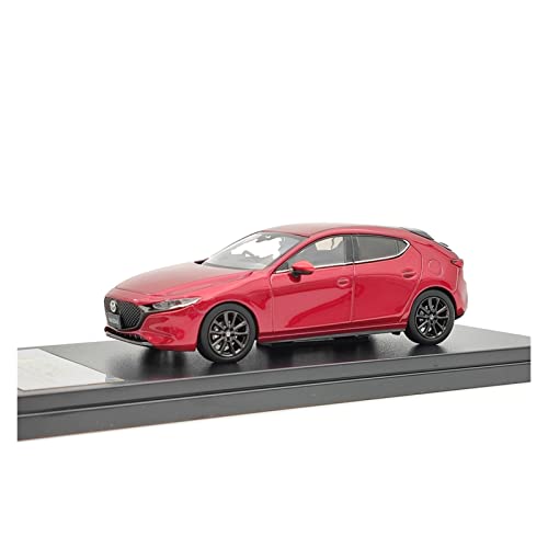 EMRGAZQD Motorfahrzeuge Replika Auto 1/43 Für Mazda 3 Fastback 2019 Simulation Metall Rot Automodell Diecast Fahrzeug Erwachsene Kollektion Ornament Originalgetreue Nachbildung von EMRGAZQD