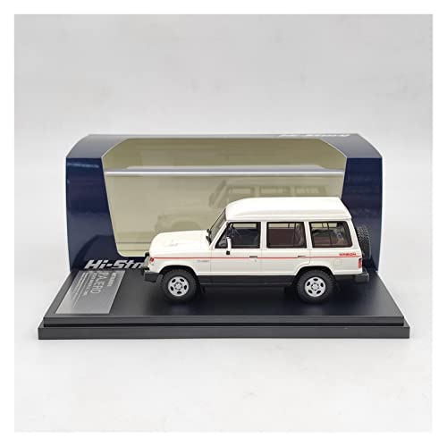 EMRGAZQD Motorfahrzeuge Replika Auto 1/43 Für Mitsubishi Pajero 1988 Simulation Metallspielzeug Geländewagenmodelle Diecast Fahrzeugsammlung Ornament Originalgetreue Nachbildung (Color : White) von EMRGAZQD