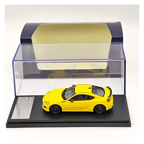 EMRGAZQD Motorfahrzeuge Replika Auto 1/43 Für Subaru BRZ 2.0 GT 2016 Legierungssimulation Rennwagenmodell Diecast Fahrzeug Sammlerstück Ornament Originalgetreue Nachbildung (Color : Yellow) von EMRGAZQD