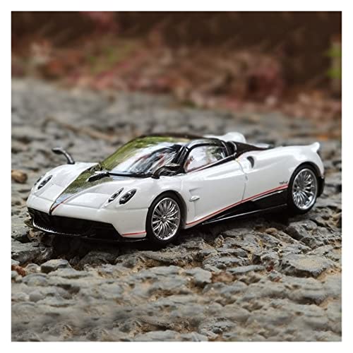 EMRGAZQD Motorfahrzeuge Replika Auto 1/64 Druckguss Für Pagani Huayra BC Legierung Sport Cabrio Modell Hohe Simulation Sammlerstück Ornament Originalgetreue Nachbildung (Color : White) von EMRGAZQD