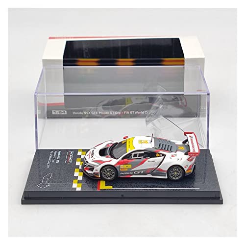 EMRGAZQD Motorfahrzeuge Replika Auto 1/64 Für Honda NSX GT3 Macau GT Cup-Fia GT World Cup 2017#84 Rennwagenmodell Aus Diecast-Legierung Zum Sammeln Originalgetreue Nachbildung von EMRGAZQD