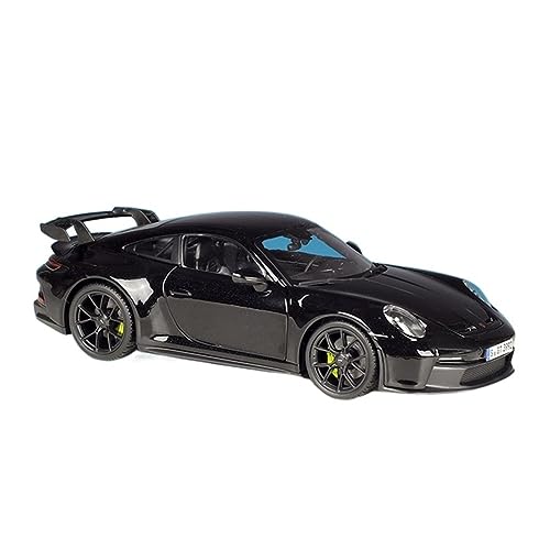 EMRGAZQD Motorfahrzeuge Replika Auto 1:18 2022 Für Porsche 911 Gt3 Legierung Metall Druckguss Auto Modell Simulation Sammlung Modelle Originalgetreue Nachbildung (Color : Black) von EMRGAZQD