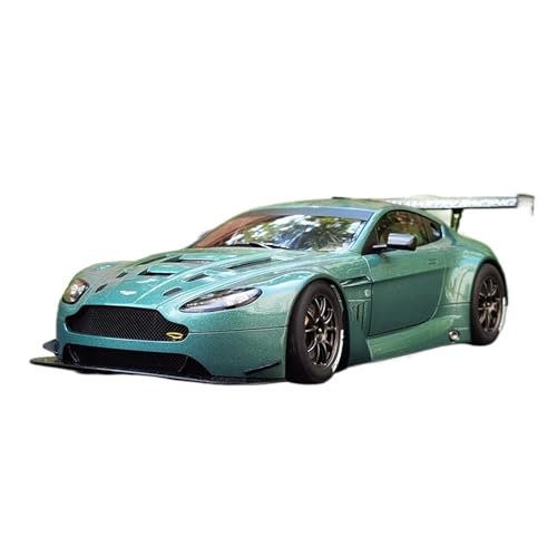 EMRGAZQD Motorfahrzeuge Replika Auto 1:18 Für Aston Martin Vantage V12 GT3 Sportwagen-Modellsammlung Geschenk Für Freunde Und Familie Originalgetreue Nachbildung (Color : Green) von EMRGAZQD