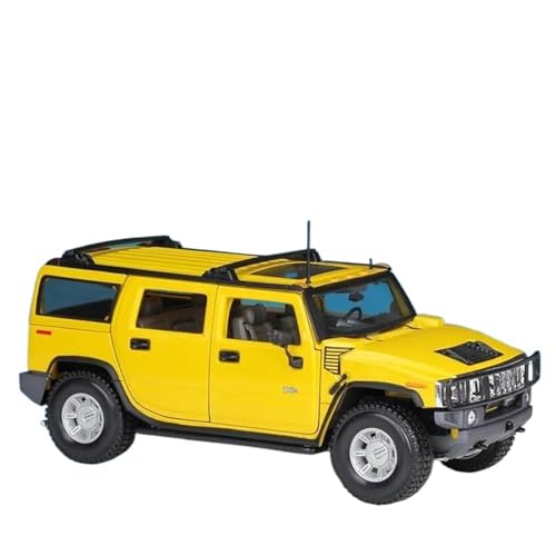 EMRGAZQD Motorfahrzeuge Replika Auto 1:18 Für Jeep Rescue Concept Polizeiauto Druckgussautomodell Reibungsbetriebenes Modellauto Erwachsene Souvenir Originalgetreue Nachbildung (Color : Yellow) von EMRGAZQD