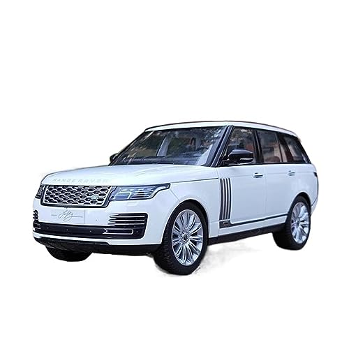 EMRGAZQD Motorfahrzeuge Replika Auto 1:18 Für Land Rover Rover Sport Legierung Diecast Sound Und Licht Spielzeug Fahrzeug Auto Modell Simulation Geschenke Originalgetreue Nachbildung (Color : White) von EMRGAZQD