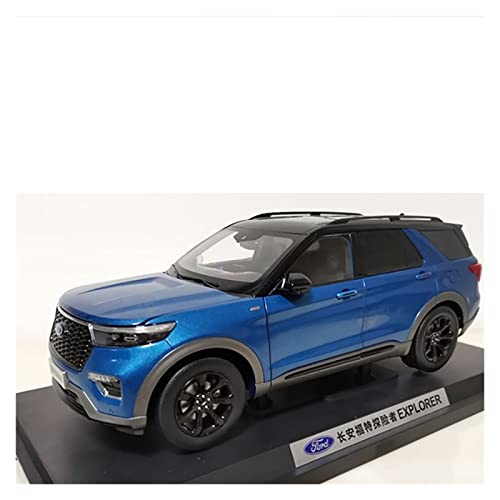 EMRGAZQD Motorfahrzeuge Replika Auto 1:18 for Ford Explorer Mini Auto Legierung Druckguss Metall Replik Modell Spielzeug Hobby Sammlerstücke Geschenk Originalgetreue Nachbildung von EMRGAZQD