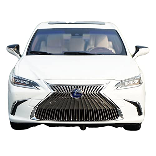 EMRGAZQD Motorfahrzeuge Replika Auto 1:18 for Lexus ES 300H Simulation Automodell Legierung Druckguss Kraftfahrzeug Spielzeug Ornamente Display Originalgetreue Nachbildung(White) von EMRGAZQD