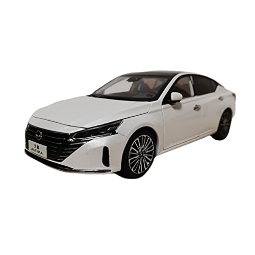 EMRGAZQD Motorfahrzeuge Replika Auto 1:18 for Nissan Altima Mini-Auto-Legierung Druckguss-Metall Replik Modell Spielzeug Hobby Sammlerstücke Geschenk Originalgetreue Nachbildung(White) von EMRGAZQD