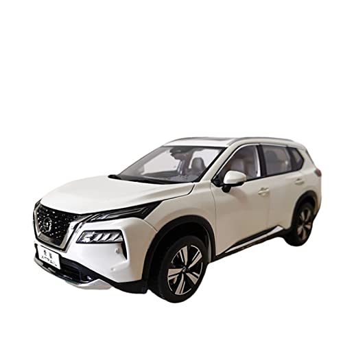 EMRGAZQD Motorfahrzeuge Replika Auto 1:18 for Nissan X-Trail 2021 Mini-Auto-Legierung Druckguss-Metall Statische Replik Modell Spielzeug Geschenk Originalgetreue Nachbildung(White) von EMRGAZQD