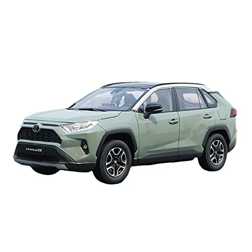EMRGAZQD Motorfahrzeuge Replika Auto 1:18 for Toyota RAV4 2019 Miniatur-Autolegierung Druckguss-Simulation Metallmodell Spielzeug Geschenk Ornament Originalgetreue Nachbildung von EMRGAZQD
