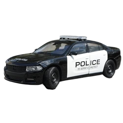 EMRGAZQD Motorfahrzeuge Replika Auto 1:24 Für Dodge Charger Pursuit 2016 Legierung Sport Druckguss Metall Fahrzeuge Auto Modell Simulation Originalgetreue Nachbildung von EMRGAZQD