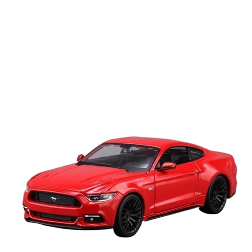EMRGAZQD Motorfahrzeuge Replika Auto 1:24 Für Ford Mustang GT 2015 Montageversion Legierung Automodell Druckguss Sportsimulation Originalgetreue Nachbildung von EMRGAZQD