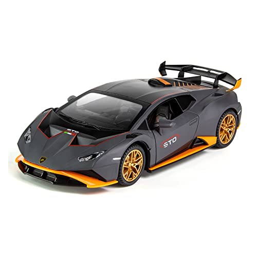 EMRGAZQD Motorfahrzeuge Replika Auto 1:24 for Lamborghini Cyclone Auto Metalldruckgusslegierung Miniaturmodell Klassische Replik Spielzeuggeschenk Originalgetreue Nachbildung(Black) von EMRGAZQD