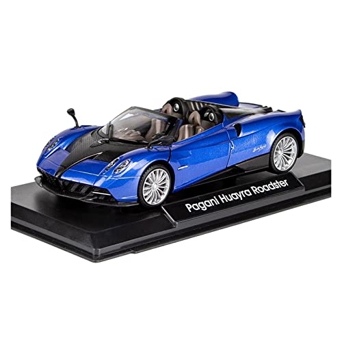 EMRGAZQD Motorfahrzeuge Replika Auto 1:24 for Pagani Huayra Fengshen Auto Metalldruckgusslegierung Miniaturmodell Klassisches Replikspielzeug Originalgetreue Nachbildung(Blue) von EMRGAZQD