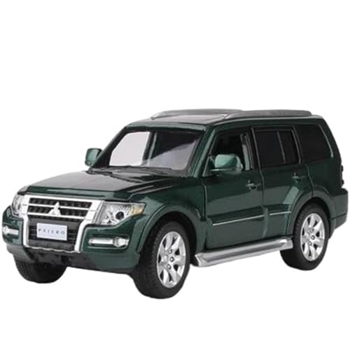 EMRGAZQD Motorfahrzeuge Replika Auto 1:32 Für Mitsubishis Pajero SUV Legierung Auto Modell Diecast Fahrzeug Sammlung Sound Und Licht Simulation Originalgetreue Nachbildung (Color : Green) von EMRGAZQD