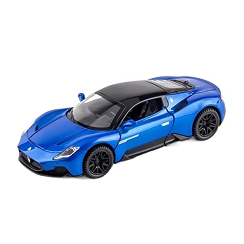 EMRGAZQD Motorfahrzeuge Replika Auto 1:32 for Maserati MC20 Cabrio Legierung Sportwagen Modell Metall Diecast Spielzeug Sammlung Sound Und Licht Geschenk Originalgetreue Nachbildung(Blue) von EMRGAZQD